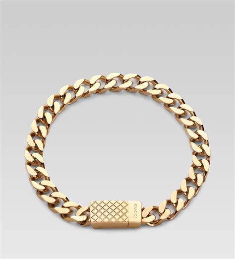 gucci mens gold bracelet|gucci official website.